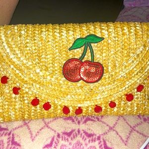 Adorable girls first Cappelli straw world clutch